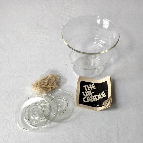 The Un-Candle by Corning Vintage 70s Floating Candle - Picture 1 of 4